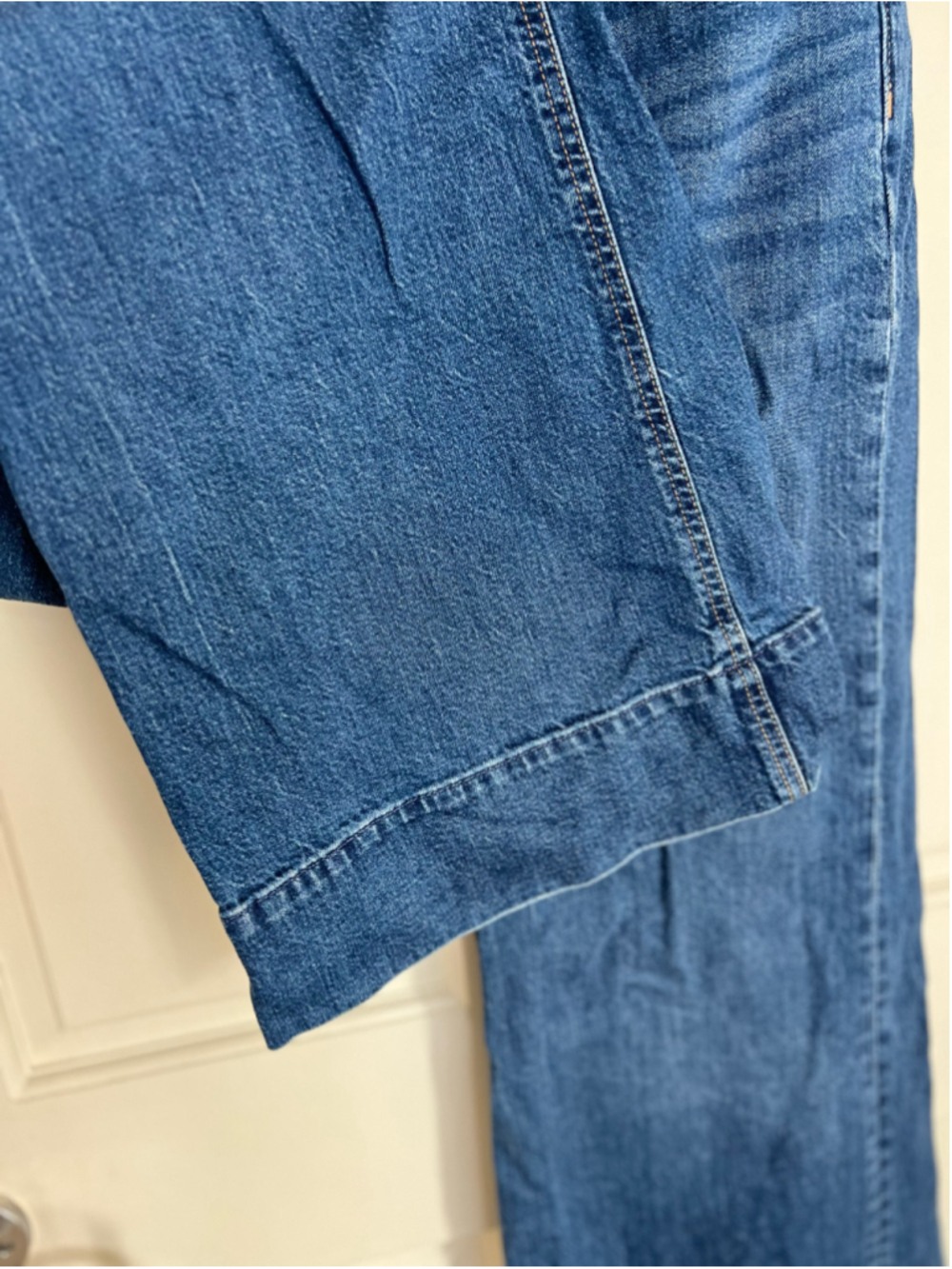 J. Crew Wide-leg denim trouser jeans Medium Wash 30 - Picture 8 of 12